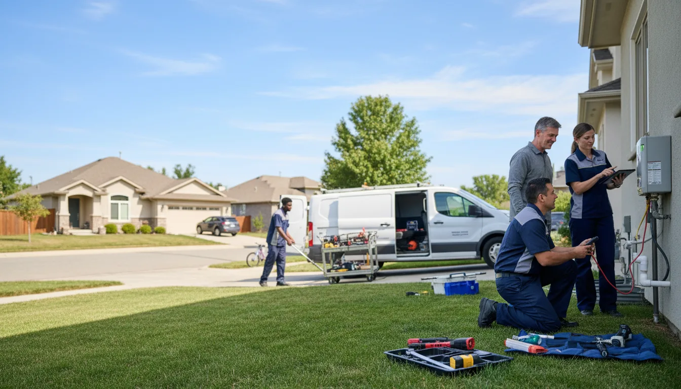 Tankless water heater service in Moyers, OK